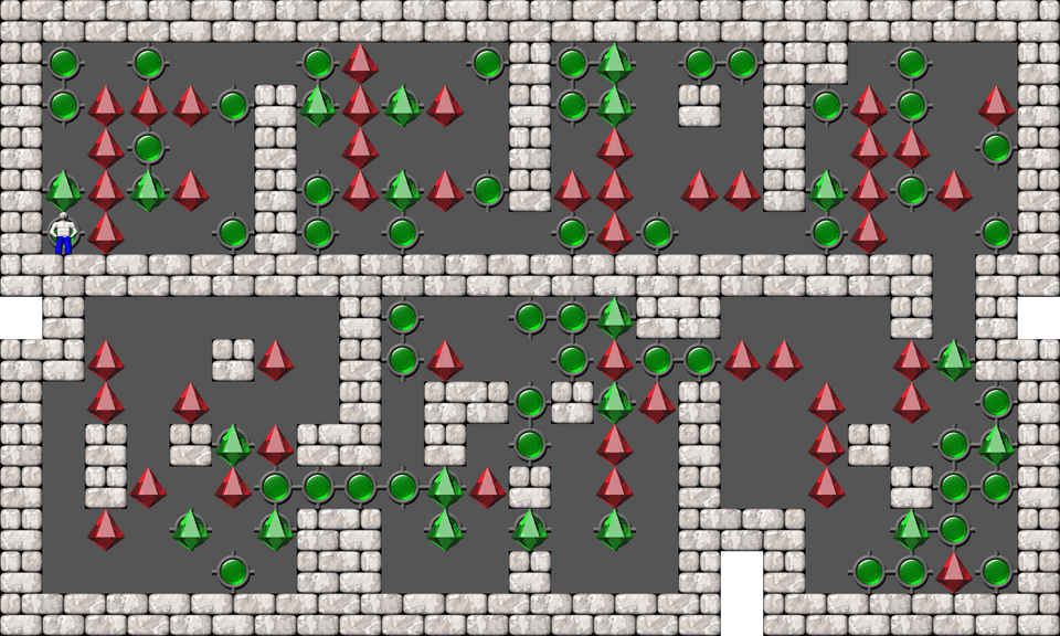 Sokoban Mass Remodel level 274